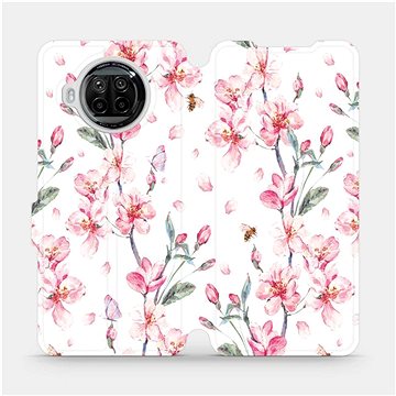 Flipové pouzdro na mobil Xiaomi MI 10T Lite - M124S Růžové květy (5903516462926)