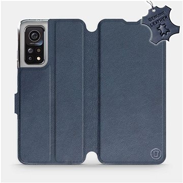 Flipové pouzdro na mobil Xiaomi MI 10T Pro - Modré - kožené - Blue Leather (5903516465385)