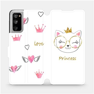 Flipové pouzdro na mobil Samsung Galaxy S20 FE - MH03S Kočička princess (5903516467037)