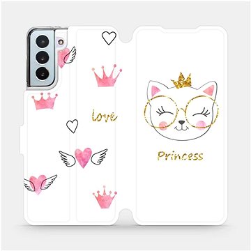 Flipové pouzdro na mobil Samsung Galaxy S21 Plus 5G - MH03S Kočička princess (5903516618811)