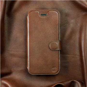 Kožené flip pouzdro Samsung Galaxy A72 - Hnědé - Brown Leather (5903516639021)