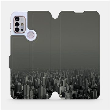 Flipové pouzdro na mobil Motorola Moto G10 - V063P Město v šedém hávu (5903516683406)