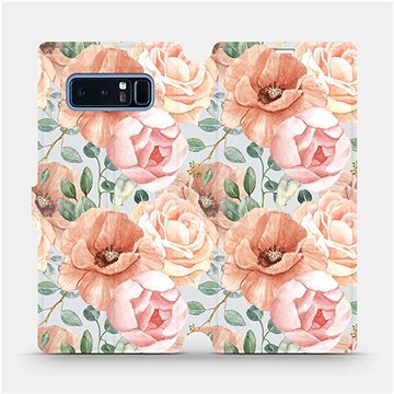 Flip pouzdro na mobil Samsung Galaxy Note 8 - MP02S Pastelové květy (5903516758951)