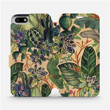 Flip pouzdro na mobil Huawei Y5 2018 - VP05S Sukulenty (5903516772209)
