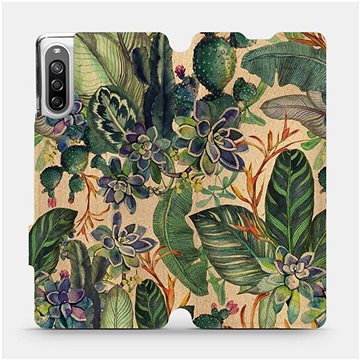 Flip pouzdro na mobil Sony Xperia L4 - VP05S Sukulenty (5903516774746)