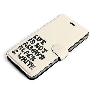 Mobiwear Flip pouzdro pro Xiaomi 12 Pro - M041S Panda - life is not (5903516999439)