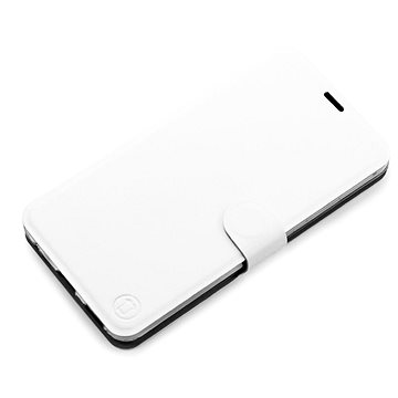 Mobiwear Flip pouzdro pro Apple iPhone 13 Pro Max - C_WHS White&Gray s šedým vnitřkem (5903516903405)