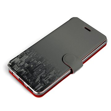 Mobiwear Flip pouzdro pro OnePlus Nord 2 5G - V063P Město v šedém hávu (5903516867127)