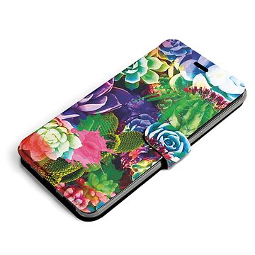 Mobiwear Flip pouzdro pro Xiaomi Redmi 10 - MG08S Sukulenty a kaktusy (5903516893669)