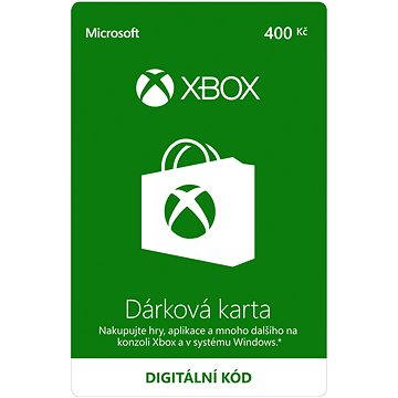 Xbox Live Dárková karta v hodnotě 400Kč (K4W-01597)
