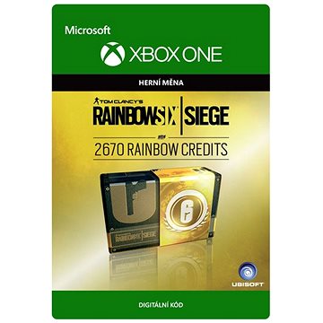 Tom Clancy's Rainbow Six Siege Currency pack 2670 Rainbow credits - Xbox Digital (7F6-00101)