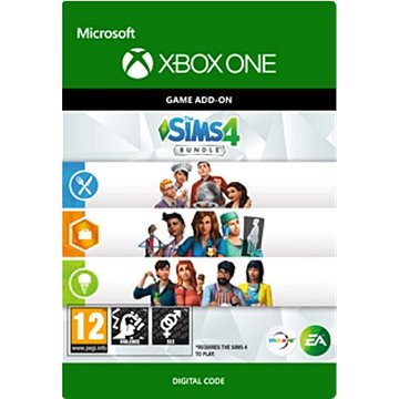 THE SIMS 4 BUNDLE (GET TO WORK, DINE OUT, COOL KITCHEN STUFF) - Xbox Digital (7D4-00300)