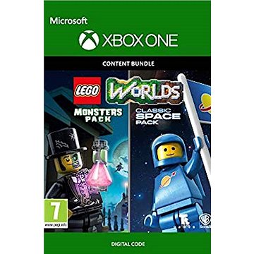 LEGO Worlds Classic Space Pack and Monsters Pack Bundle - Xbox Digital (7D4-00276)