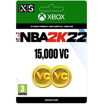 NBA 2K22: 15,000 VC - Xbox Digital (7F6-00421)