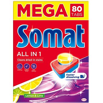Somat All in 1 tablety do myčky 80 ks (9000101348019)