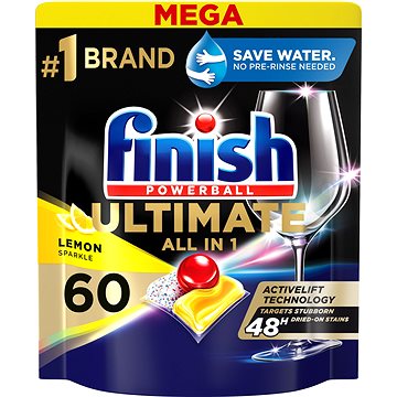 FINISH Ultimate All in One Lemon Sparkle 60 ks (5908252001224)