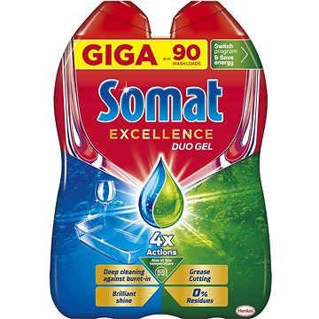 SOMAT Excellence Duo proti mastnotě 90 dávek, 1,62 l (9000101577600)