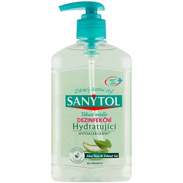 SANYTOL Dezinfekční mýdlo hydratující 250 ml (3045206501200)