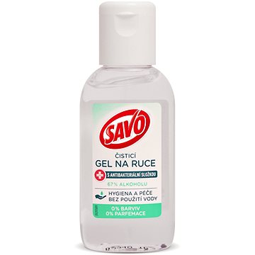SAVO čisticí gel na ruce 50 ml (8720181102240)