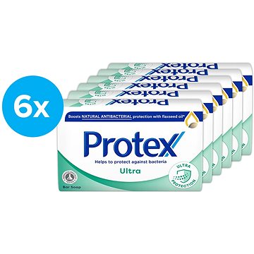 PROTEX Ultra s přirozenou antibakteriální ochranou 6 × 90 g (8693495035453)