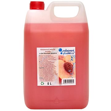 ALLSERVICES Krémové tekuté mýdlo s vůní šťavnaté broskve 5 l (8596321014571)