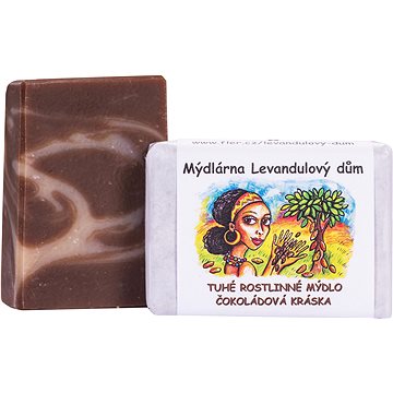 LEVANDULOVÝ DŮM Tuhé rostlinné mýdlo Čokoládová kráska 120 g (8592404010034)