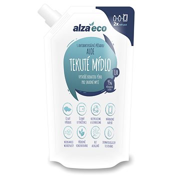 AlzaEco Tekuté mýdlo Aloe Antibakteriální 1 l (8594018046584)