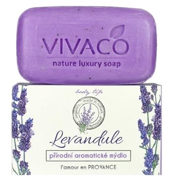 VIVACO Body Tip Premium Tuhé toaletní mýdlo levandule Provance 100 g (8595635207709)
