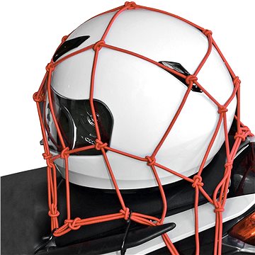 OXFORD pružná zavazadlová síť pro motocykly, (30x30 cm, červená) (M006-78)