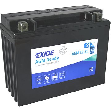 EXIDE BIKE Factory Sealed 21Ah, 12V, AGM12-23 (YTX24HL-BS) (AGM12-23)