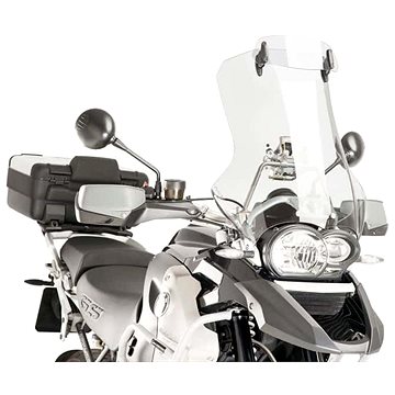 PUIG přídavné plexi na motorku nastavitelné připevnění pomocí šroubů průhledný (6007W)