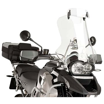 PUIG přídavné plexi na motorku nastavitelné clip-on průhledný (6319W)