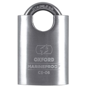 OXFORD Zámek U profil C-06 Marine Proof, (černý/stříbrný, průměr čepu 6 mm) (M005-130)