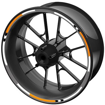M-Style sada barevných proužků EASY na kola oranžová (3893-TP17MS-Z01COR)