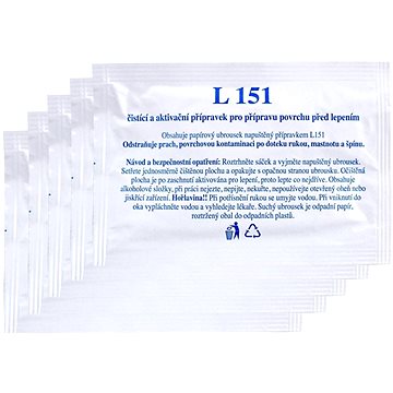 M-Style L151 čisticí a aktivační ubrousek 5ks (4053-MS-196425)