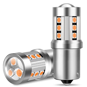 M-Style LED žárovka PY21W BAU15S 15SMD 3,5W oranžová (5138-MS-048441)