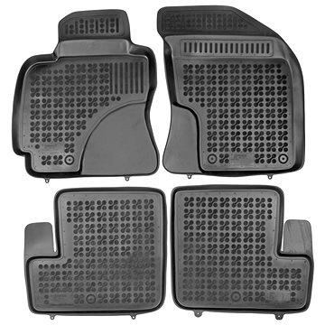 ACI TOYOTA RAV4, 00-05 gumové koberečky černé s vyšším okrajem (5dv.- sada 4 ks) (5377X11)