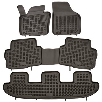 ACI VW Sharan 10- gumové koberečky černé s vyšším okrajem (7 míst/sada 4 ks) (5776X10)