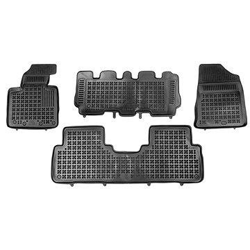 ACI KIA Sorento 15- gumové koberečky černé s vyšším okrajem (7 míst/sada 4 ks) (8390X10)