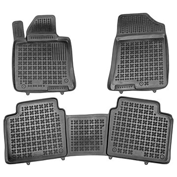 ACI KIA Optima 15- gumové koberečky černé s vyšším okrajem (sada 3 ks) (8393X10)