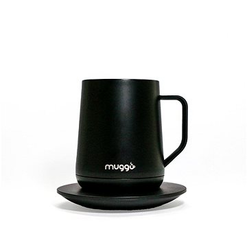 Muggo QI Grande inteligentní vyhřívaný hrnek - černý (OUI-MUGQIGRANDEBK)