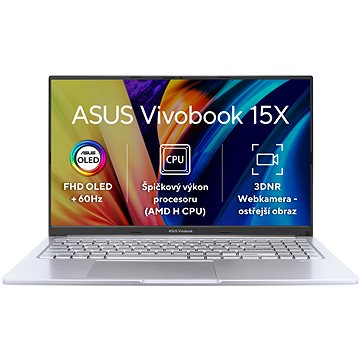 ASUS Vivobook 15X OLED M1503QA-OLED056W Transparent Silver (M1503QA-OLED056W)