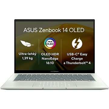 ASUS Zenbook 14 OLED UX3402ZA-OLED387W Aqua Celadon celokovový (UX3402ZA-OLED387W)