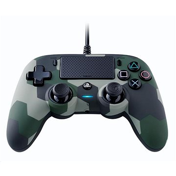 Nacon Wired Compact Controller PS4 - zelená kamufláž (3499550382556)