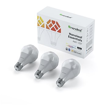 Nanoleaf Essentials Smart A19 Bulb E27 3 Pack (NL45-0800WT240E27-3P)