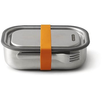 BLACK+BLUM Svačinový box Steel Appetit 1000ml, oranžový (BAMSSL003)