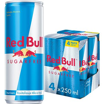 Red Bull Sugarfree 4× 0,25 ml (9002490200381)