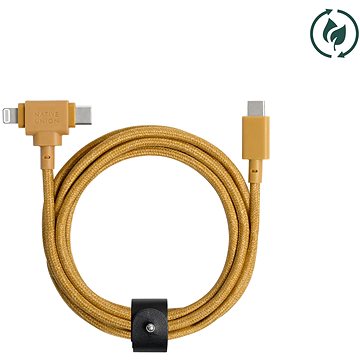Native Union Belt Universal Cable (USB-C – Lighting/USB-C) 1.5m Kraft (BELT-CCL-KFT-NP)