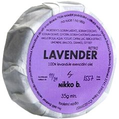 Lavender Retro cestovní, české přírodní mýdlo, 35g (RETL)