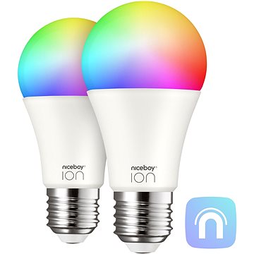 Niceboy ION SmartBulb RGB E27 set 2 ks (SC-E27-set)